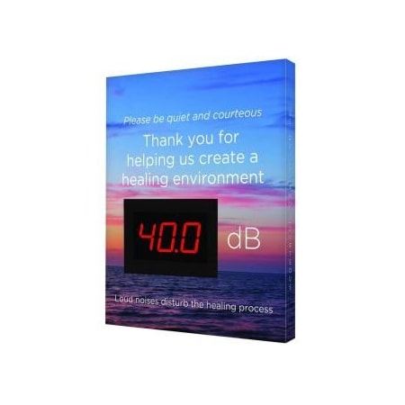 Accuform HEALTHCARE DECIBEL METER SIGN SCS677 SCS677